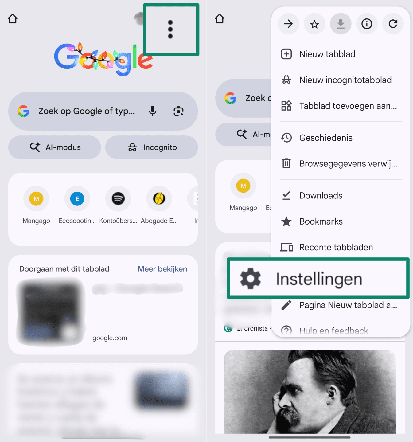 Tap Settings Nl 1